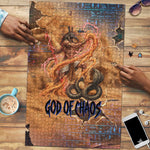 Seth Serpent Puzzle Sandstorm Egyptian Chaos God in Ancient Desert Tones