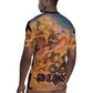 Seth Serpent Rugby Jersey Sandstorm Egyptian Chaos God in Ancient Desert Tones