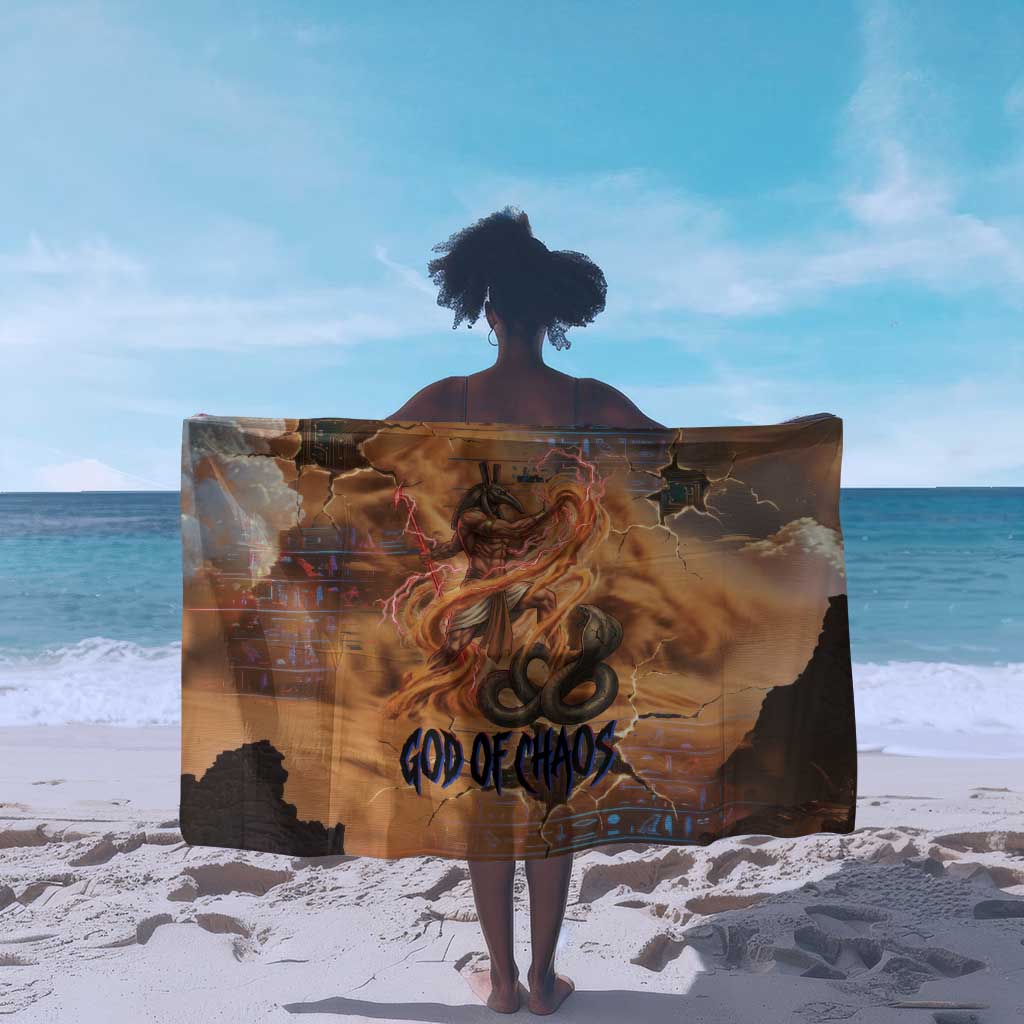 Seth Serpent Sarong Sandstorm Egyptian Chaos God in Ancient Desert Tones