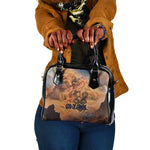 Seth Serpent Shoulder Handbag Sandstorm Egyptian Chaos God in Ancient Desert Tones