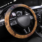 Seth Serpent Steering Wheel Cover Sandstorm Egyptian Chaos God in Ancient Desert Tones