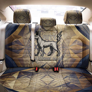 Suty Back Car Seat Cover with Typhonic Beast Staff Ancient Egypt Symbolism