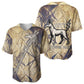 Suty Baseball Jersey with Typhonic Beast Staff Ancient Egypt Symbolism