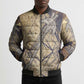 Suty Bomber Puffer Jacket with Typhonic Beast Staff Ancient Egypt Symbolism