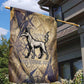 Suty Garden Flag with Typhonic Beast Staff Ancient Egypt Symbolism
