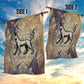 Suty Garden Flag with Typhonic Beast Staff Ancient Egypt Symbolism