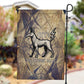 Suty Garden Flag with Typhonic Beast Staff Ancient Egypt Symbolism