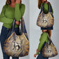 Suty Grocery Bag with Typhonic Beast Staff Ancient Egypt Symbolism