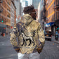 Suty Hoodie with Typhonic Beast Staff Ancient Egypt Symbolism