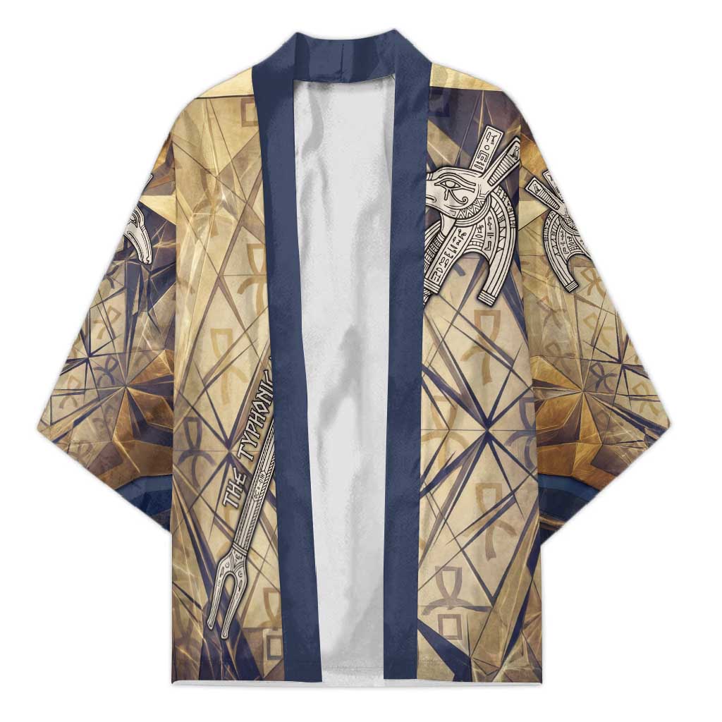 Suty Kimono with Typhonic Beast Staff Ancient Egypt Symbolism