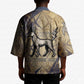 Suty Kimono with Typhonic Beast Staff Ancient Egypt Symbolism