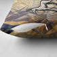 Suty Pillow Cover with Typhonic Beast Staff Ancient Egypt Symbolism