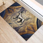 Suty Rubber Doormat with Typhonic Beast Staff Ancient Egypt Symbolism