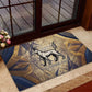 Suty Rubber Doormat with Typhonic Beast Staff Ancient Egypt Symbolism