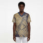 Suty Scrub Top with Typhonic Beast Staff Ancient Egypt Symbolism
