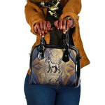 Suty Shoulder Handbag with Typhonic Beast Staff Ancient Egypt Symbolism
