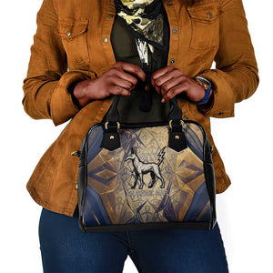 Suty Shoulder Handbag with Typhonic Beast Staff Ancient Egypt Symbolism