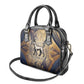 Suty Shoulder Handbag with Typhonic Beast Staff Ancient Egypt Symbolism