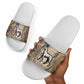 Suty Slide Sandals with Typhonic Beast Staff Ancient Egypt Symbolism
