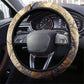 Suty Steering Wheel Cover with Typhonic Beast Staff Ancient Egypt Symbolism