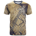 Suty T shirt with Typhonic Beast Staff Ancient Egypt Symbolism