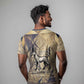 Suty T shirt with Typhonic Beast Staff Ancient Egypt Symbolism