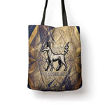 Suty Tote Bag with Typhonic Beast Staff Ancient Egypt Symbolism