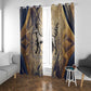 Suty Window Curtain with Typhonic Beast Staff Ancient Egypt Symbolism