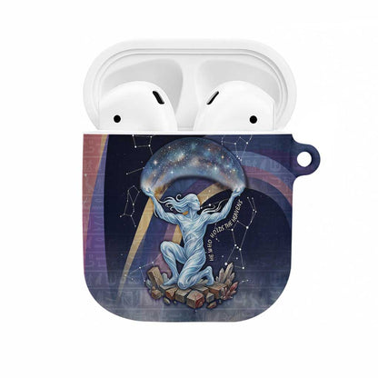 Shu Celestial Constellations AirPods Case Rainbow Ancient Egyptian Sky Deity Theme