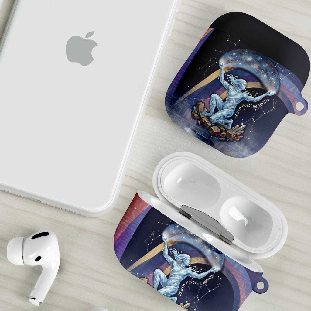 Shu Celestial Constellations AirPods Case Rainbow Ancient Egyptian Sky Deity Theme