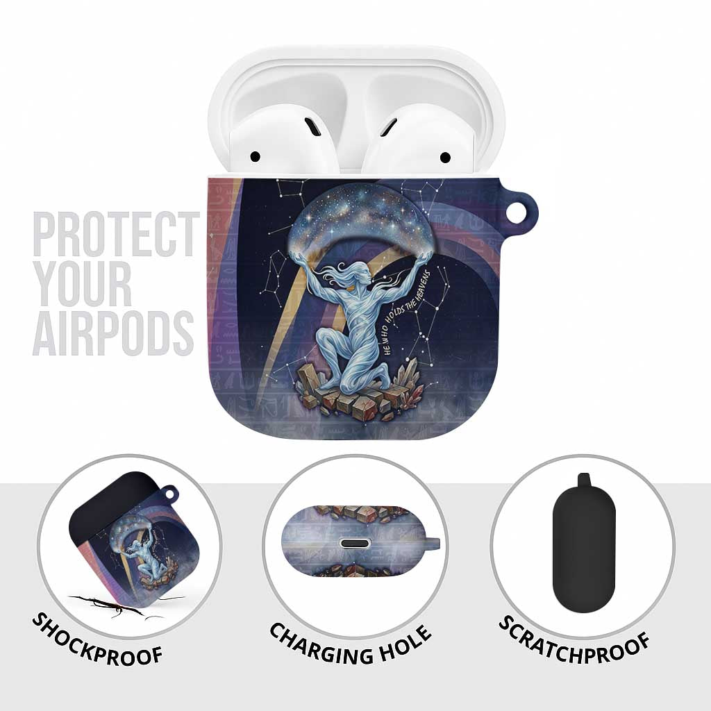 Shu Celestial Constellations AirPods Case Rainbow Ancient Egyptian Sky Deity Theme