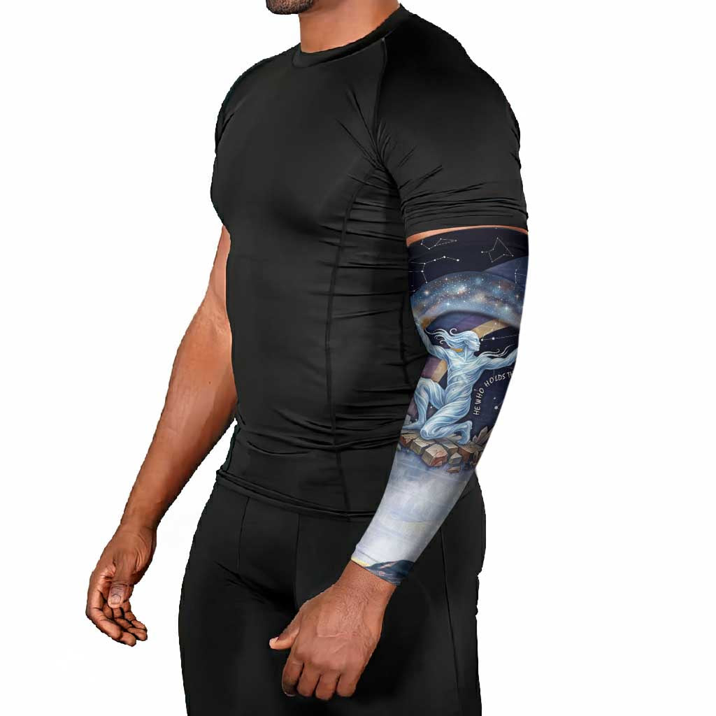Shu Celestial Constellations Arm Sleeves Rainbow Ancient Egyptian Sky Deity Theme