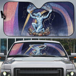 Shu Celestial Constellations Auto Sun Shade Rainbow Ancient Egyptian Sky Deity Theme