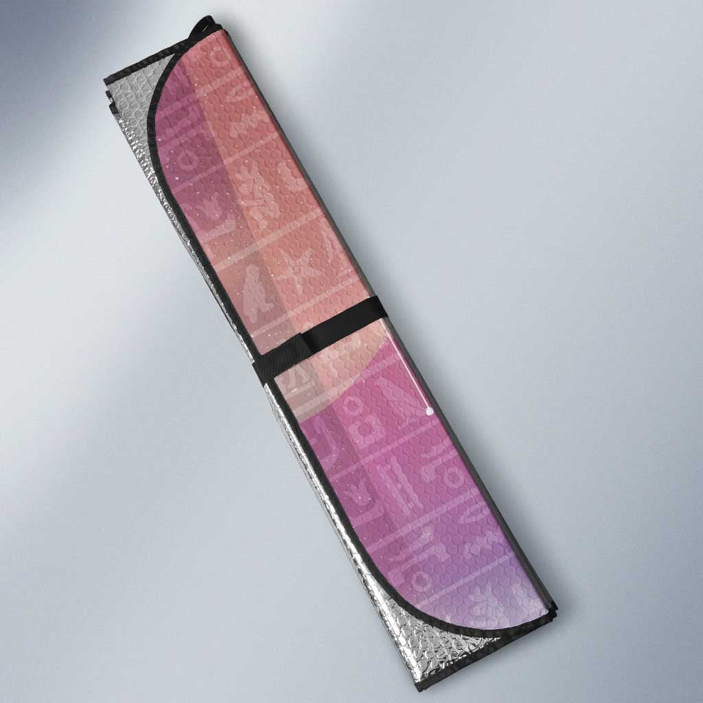 Shu Celestial Constellations Auto Sun Shade Rainbow Ancient Egyptian Sky Deity Theme