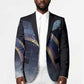 Shu Celestial Constellations Blazer Rainbow Ancient Egyptian Sky Deity Theme