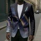 Shu Celestial Constellations Blazer Rainbow Ancient Egyptian Sky Deity Theme