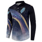 Shu Celestial Constellations Button Sweatshirt Rainbow Ancient Egyptian Sky Deity Theme
