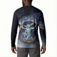 Shu Celestial Constellations Button Sweatshirt Rainbow Ancient Egyptian Sky Deity Theme