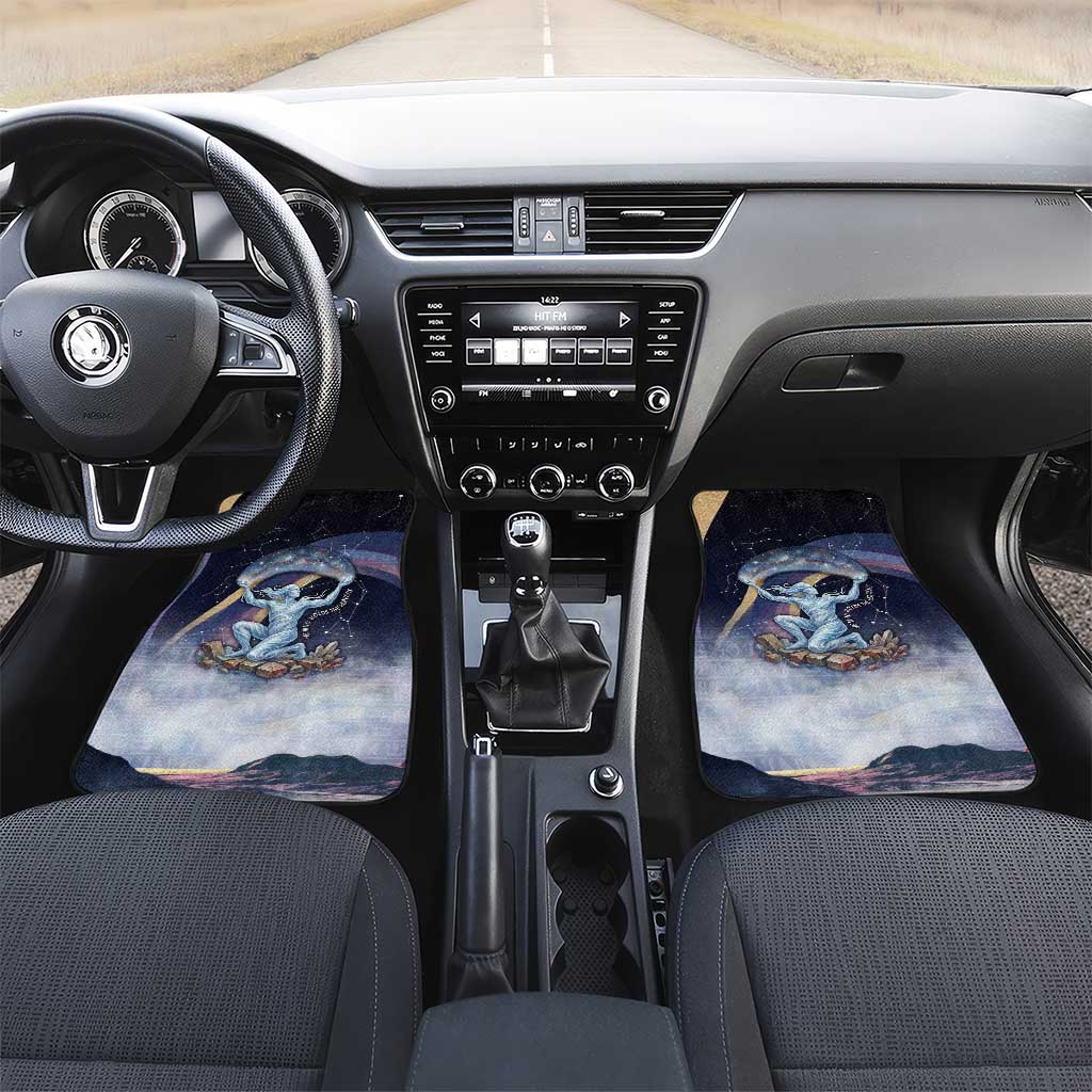 Shu Celestial Constellations Car Mats Rainbow Ancient Egyptian Sky Deity Theme