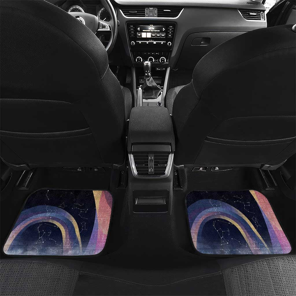 Shu Celestial Constellations Car Mats Rainbow Ancient Egyptian Sky Deity Theme