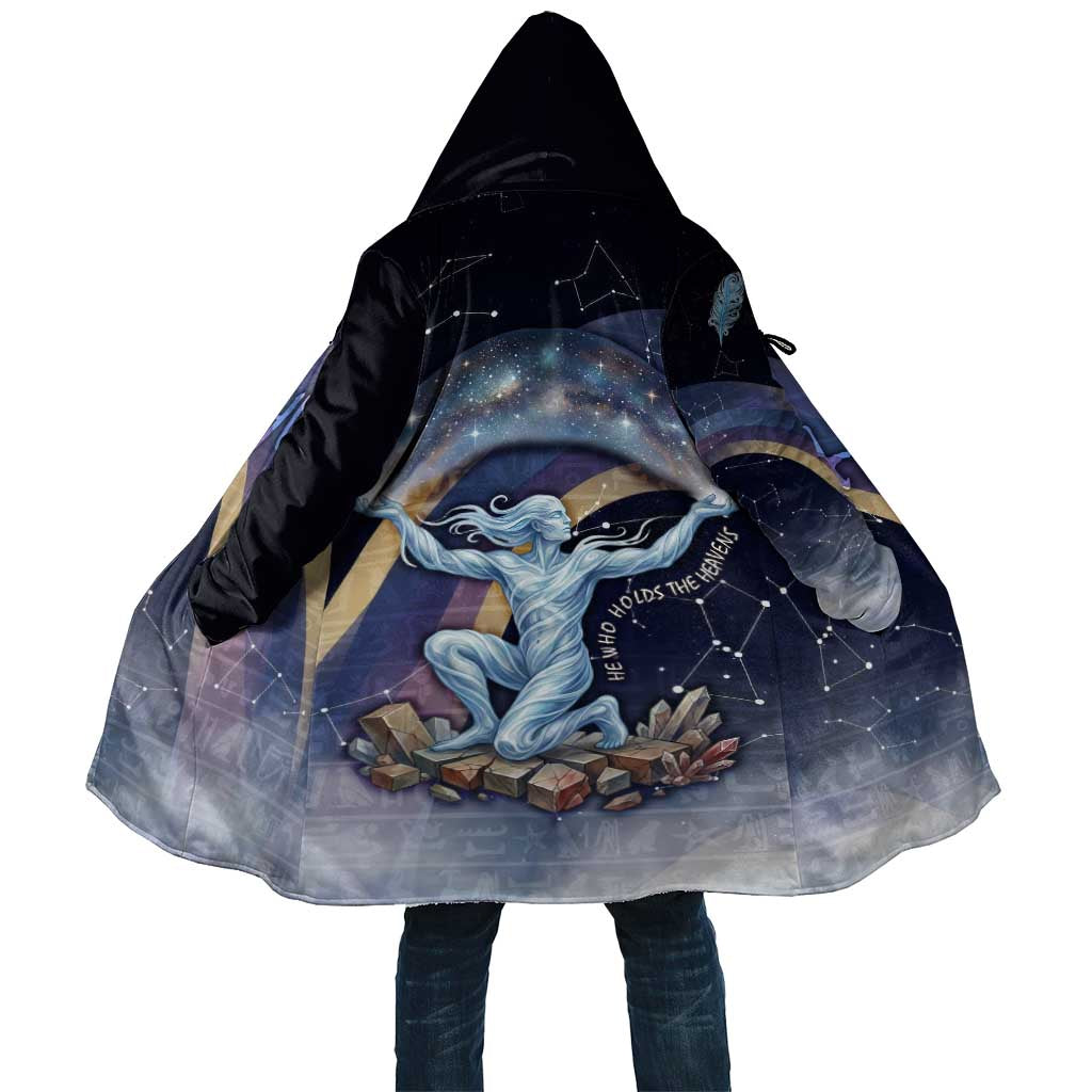 Shu Celestial Constellations Cloak Rainbow Ancient Egyptian Sky Deity Theme