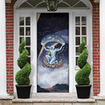Shu Celestial Constellations Door Cover Rainbow Ancient Egyptian Sky Deity Theme
