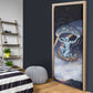 Shu Celestial Constellations Door Cover Rainbow Ancient Egyptian Sky Deity Theme