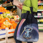 Shu Celestial Constellations Grocery Bag Rainbow Ancient Egyptian Sky Deity Theme