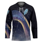 Shu Celestial Constellations Hockey Jersey Rainbow Ancient Egyptian Sky Deity Theme
