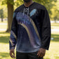 Shu Celestial Constellations Hockey Jersey Rainbow Ancient Egyptian Sky Deity Theme