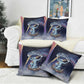 Shu Celestial Constellations Pillow Cover Rainbow Ancient Egyptian Sky Deity Theme