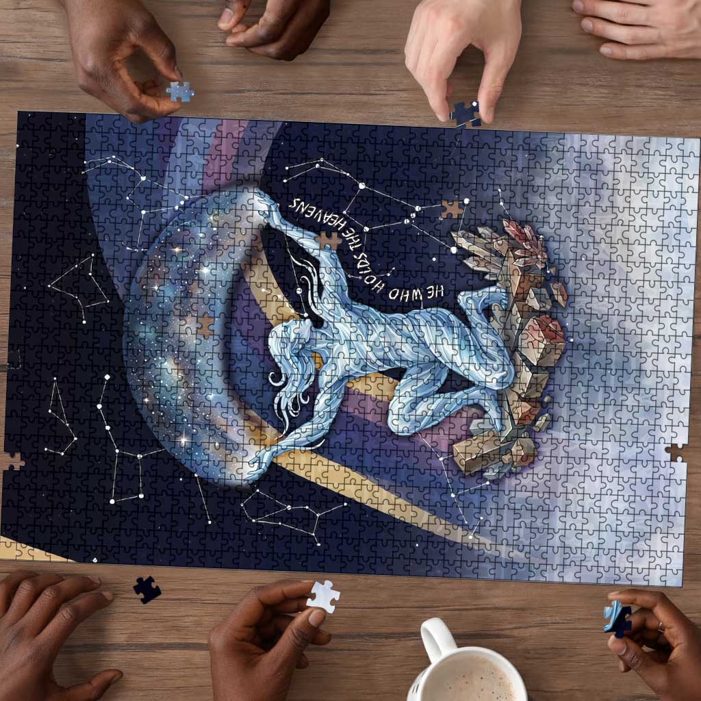 Shu Celestial Constellations Puzzle Rainbow Ancient Egyptian Sky Deity Theme