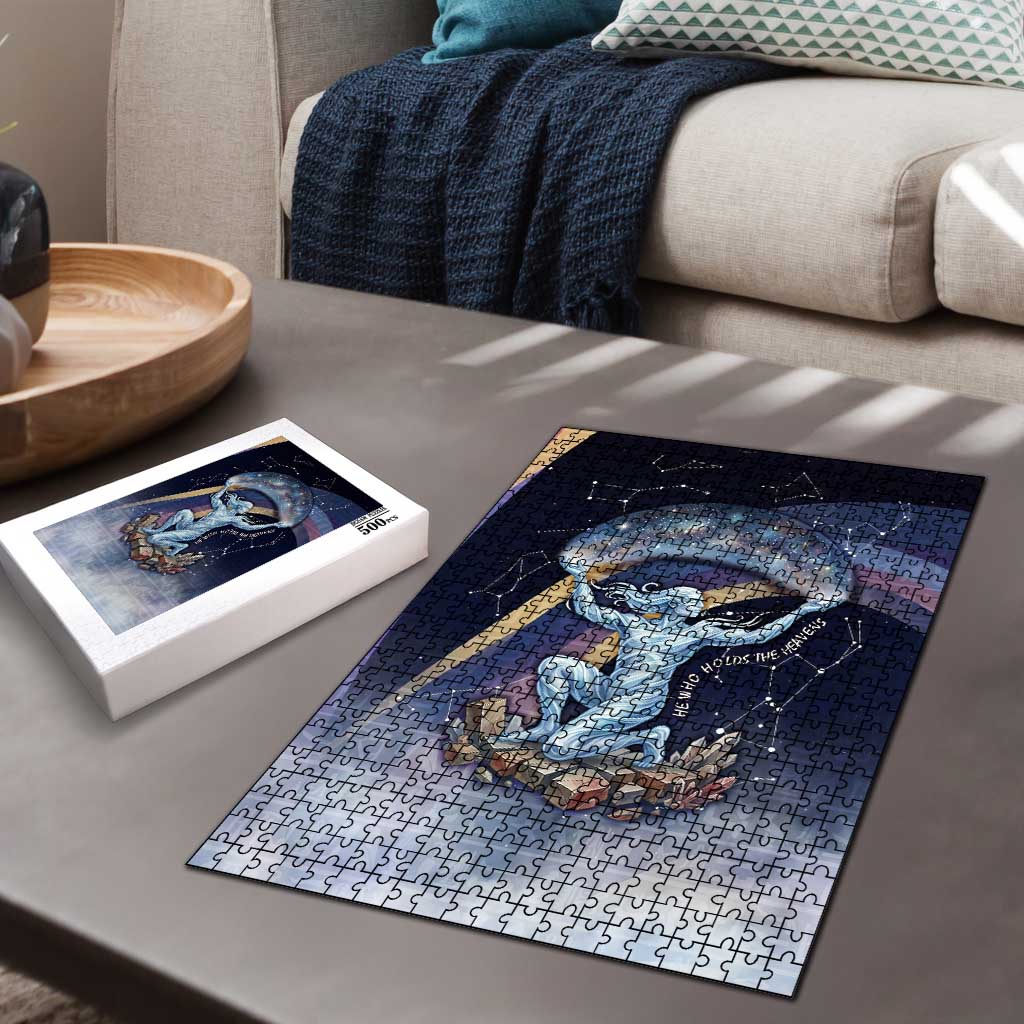 Shu Celestial Constellations Puzzle Rainbow Ancient Egyptian Sky Deity Theme