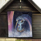 Shu Celestial Constellations Quilt Rainbow Ancient Egyptian Sky Deity Theme